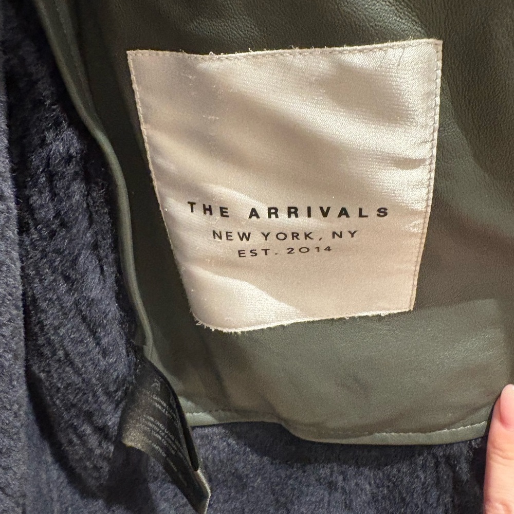 The Arrivals Shearling Moto Jacket - Picture 3 of 7